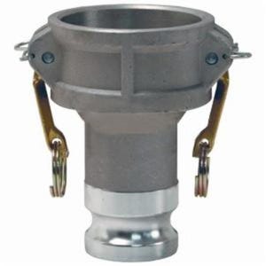 Dixon® G5040-DA-AL Global Type DA Jump Size Cam & Groove Adapter, 5 x 4 in Nominal, Female Coupler x Male Adapter End Style, Aluminum