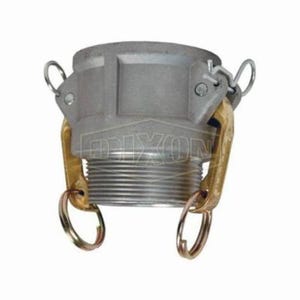 Dixon® G600-B-AL Type B Cam and Groove Coupler, 6 in Nominal, Female Coupler x MNPT End Style, Aluminum, Domestic