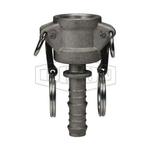 Dixon® G75-C-AL Type-C Cam and Groove Coupler, 3/4 in Nominal, Female Coupler x Hose Shank End Style, Aluminum