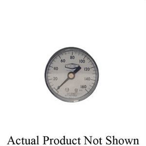 Dixon® GC235 Standard Dry Gauge, 0 to 200 psi, 1/4 in Connection, 2 in dial, +/- 3-2-3 %