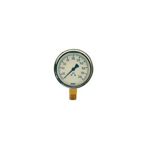 Dixon® GLBR3000 Gauge, 0 to 3000 psi, 1/4 in Connection