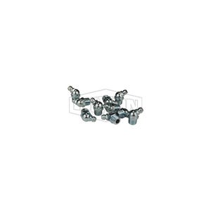 Dixon® GWHZ045R 45° Grease Whip Zerk Ball Check, 1/8-27 NPT Thread, 0.86 in OAL, Steel, Zinc Plated