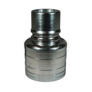 Dixon® H10F10-SS DQC H Quick Disconnect High Volume Hydraulic Plug, 1-1/4-11-1/2 Nominal, Female NPTF, 316 Stainless Steel