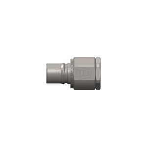 Dixon® H12BF12-SS DQC H Industrial Interchange High Volume Female Plug, 1-1/2-11 Nominal, Female BSPP, 316 Stainless Steel