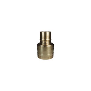 Dixon® H20F16-B DQC H Industrial Interchange High Volume Female Plug, 2- 11-1/2 Nominal, Female NPTF, Brass