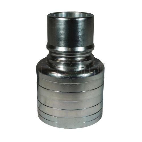 Dixon® H20F24 DQC H Industrial Interchange High Volume Female Plug, 3/8 Nominal, Female NPTF, Steel