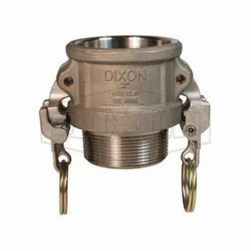 Dixon® HAB300EZ EZ Boss-Lock™ Type B Cam & Groove Coupler, 3 in Nominal, Female Coupler x MNPT End Style, Hastelloy CW12MW