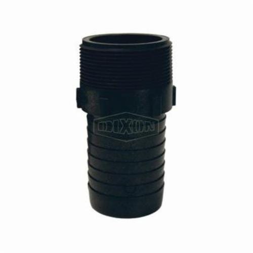 Dixon® HB300 Hose Insert, 3 in, Hose Barb x MNPT, Polypropylene, 3.437 in Bab Length
