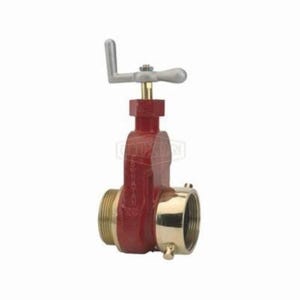 Dixon® HGV250 Single Hydrant Gate Valve with Speed Handle, 2-1/2 in Nominal, Female NH NST x Male NH NST End Style, 175 psi Pressure, Brass Body