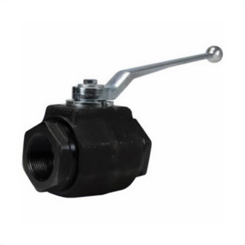 Dixon® HPBV10 HPBV 3-Way Full Bore High Pressure Ball Valve, 1 in Nominal, FNPT End Style, Carbon Steel Body, FKM/FPM/POM Polyacetal Soft goods, Import