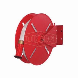 Dixon® HSR18 Swing Hose Storage Reel, 150 ft, 18 in H, Steel, Red Enamel, Domestic