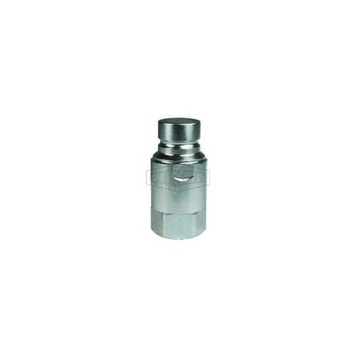 Dixon® HT3BF4 DQC HT Flushface Female Plug, 1/2-14 Nominal, Female BSPP, Steel