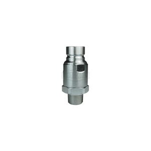 Dixon® HT3M4 DQC HT Flushface Male Plug, 1/2-14 Nominal, Male NPTF, Steel