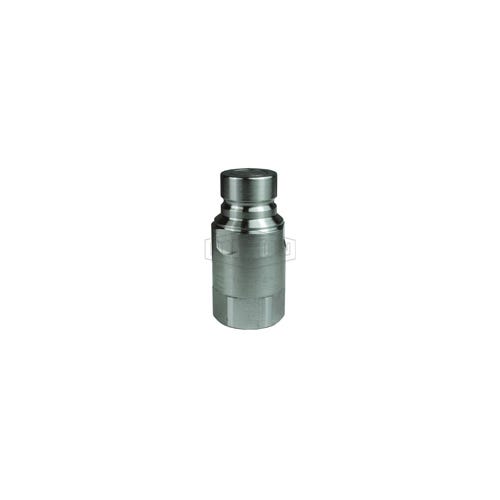 Dixon® HT4BF6-SS DQC HT Flushface Female Plug, 3/4-14 Nominal, Female BSPP, 316 Stainless Steel