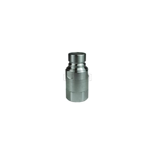 Dixon® HT5BF6-SS DQC HT Flushface Female Plug, 3/4-14 Nominal, Female BSPP, 316 Stainless Steel