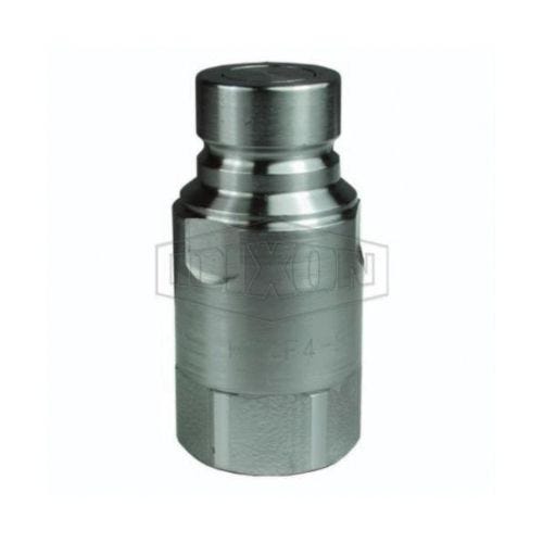 Dixon® HT5F6-SS HT Series Flush Face Female Plug, 3/4-14 Nominal, FNPT, 316 Stainless Steel, Domestic