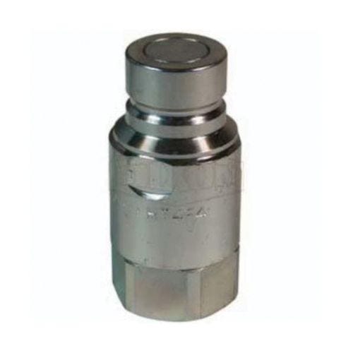 Dixon® HT5F6 HT Series Flush Face Female Plug, 3/4-14 Nominal, FNPT, Steel, Domestic