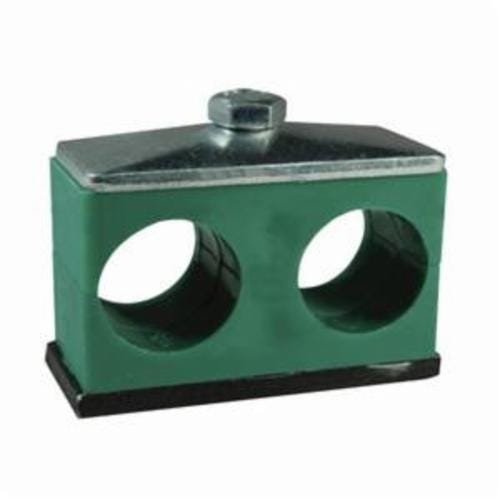Dixon® HTW16P Twin Pipe Clamp, 1 in, Polypropylene/Steel