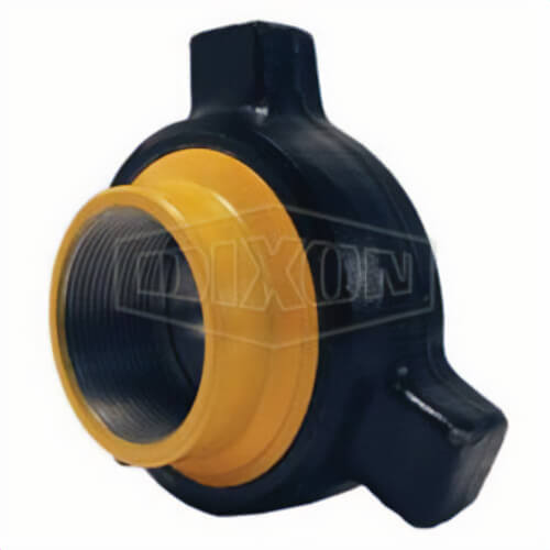 Dixon® HU100200 100 Standard Service Hammer Union, 2 in Nominal, Thread End Style, Steel, Domestic