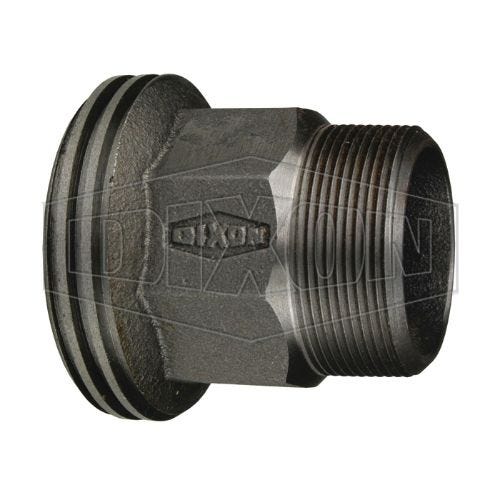 Dixon® HUF206200MT FIG 206 Port Adapter, 2 in Nominal, MNPT x Female Hammer Union, Iron