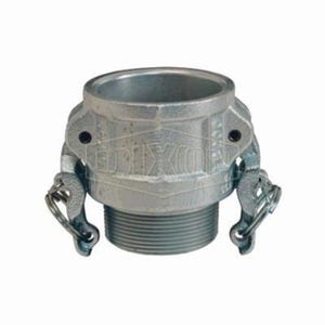 Dixon® IB100 Boss-Lock™ Type B Cam and Groove Coupler, 1 in Nominal, Female Coupler x MNPT End Style, Malleable Iron, Domestic