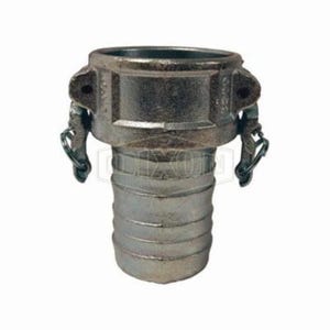 Dixon® IC200 Boss-Lock™ Type-C Cam and Groove Coupler, 2 in Nominal, Female Coupler x Hose Shank End Style, Malleable Iron, Domestic