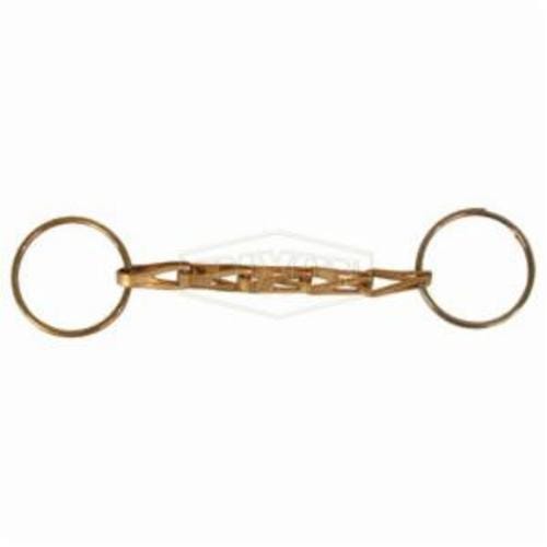 Dixon® J150 Sash Chain with Pull Ring, Suitable For Use with Cam and Grooved Fitting, 6-1/2 in, Brass, Domestic