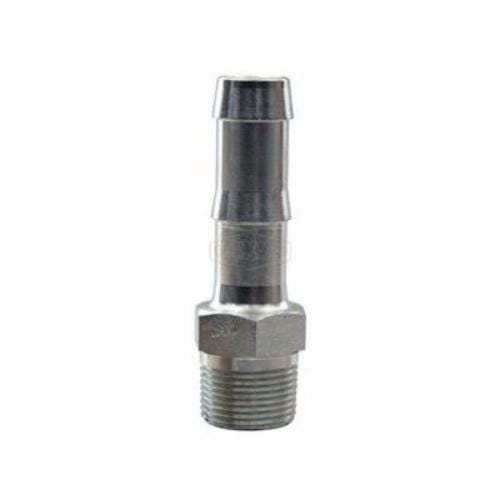 Dixon® KHN222 King™ Hex Nipple, 1/4-18 x 1/4 in Nominal, MNPT x Hose, Steel, Plated, Domestic