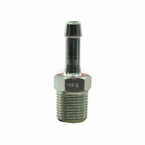 Dixon® KHN431 King™ Hex Nipple, 3/8-18 x 1/2 in Nominal, MNPT x Hose, Steel, Plated, Domestic