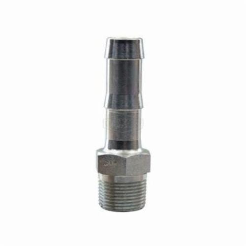 Dixon® KHN432 King™ Hex Nipple, 3/8-18 x 1/2 in Nominal, MNPT x Hose, Steel, Plated, Domestic