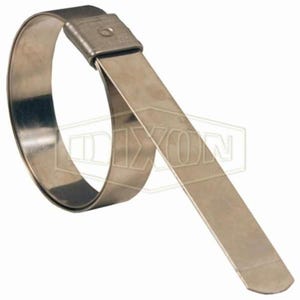 Dixon® KS4 K Series Universal Preformed Band Clamp, 1 in Nominal, 0.03 in Thick, 300 Stainless Steel
