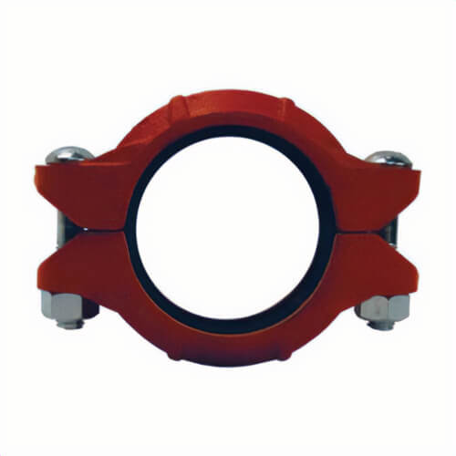Dixon® L04 L Series 10-Style Flexible Lightweight Pipe Coupling with EPDM Gasket, 4 in Nominal, Grooved End Style, Ductile Iron