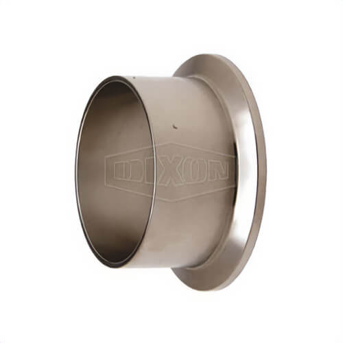 Dixon® Weld Ferrule, Long, Series: L14AM7, Fitting/Connector Type: Ferrule, 4 in Nominal Size, 250 psi, 316L Stainless Steel, 1-1/8 in L