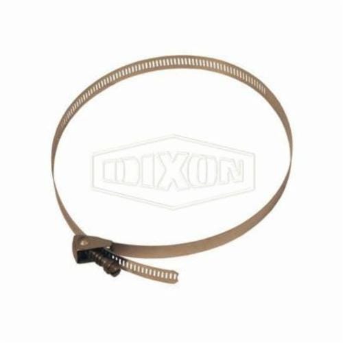Dixon® LSS88 Quick Release Worm Gear Clamp, 2-1/16 to 6 in Clamp, Stainless Steel Band, 410 Stainless Steel Bolt, Import