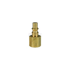 Dixon® M2F2-B M Series ARO Female Quick Disconnect Pneumatic Plug, 1/4 in Nominal, Quick Disconnect Plug x NPTF, 300 psi Pressure, Brass