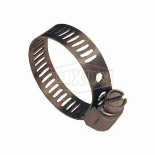 Dixon® MAH16 Miniature Worm Gear Clamp, 60/64 to 1-32/64 in Clamp, SS Band, SS Bolt