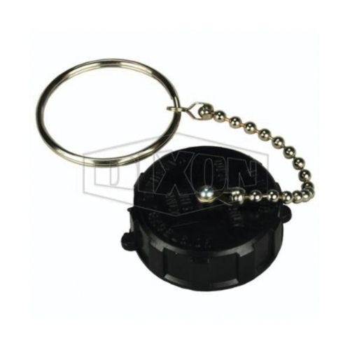 Dixon® ME109-NH3-1 Hose Cap with Chain Assembly, 1-3/4 in, Female ACME, Plastic, Domestic