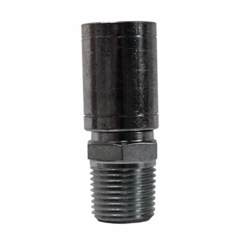 Dixon® MPC-T04 Rigid True ID Hose-to-Pipe Fitting, Adapter, 1/4 in, MNPT, Carbon Steel