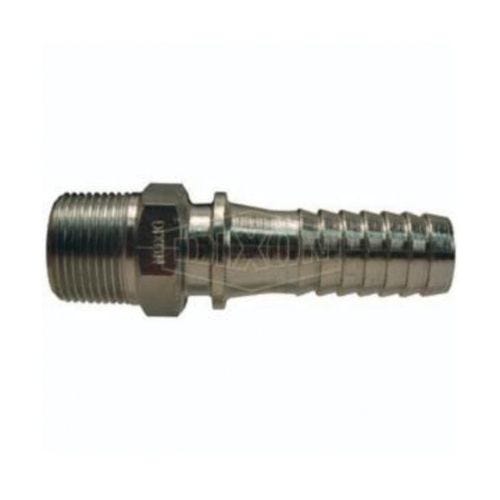 Dixon® MSC Boss™ Hose Stem, 3/8 in, MNPT x Hose Shank, Steel