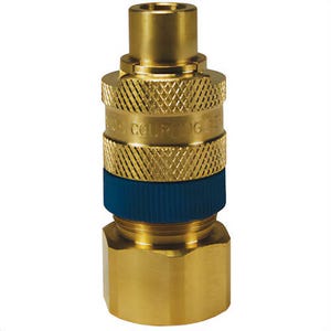Dixon® N4F6-LS Dix-Lock Plug, 3/4 F-NPTF Steel, Lock