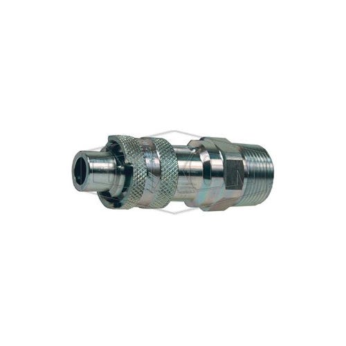 Dixon® Dix-Lock™ N4M8 N Series Bowes Interchange Male Quick Disconnect Coupler, 1-11 x 1/2 in Nominal, Quick Disconnect Coupler x NPTF, 500 psi Pressure