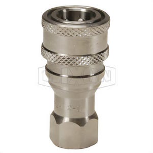 Dixon® P-3HF3-S 3/8 ISO-B Coup, 3/8 F-NPTF 303SS, EPDM