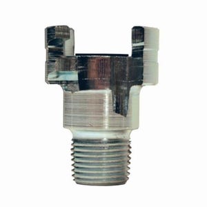 Dixon® P4M4 P Series Dual Locking Thor Interchange Plug, 41641, MNPTF, Steel, Domestic