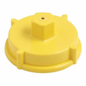 Dixon® PFCW400F-Y Thermoplastic Hydrant Cap, 4 in FNST (NH), Polycarbonate Glass, Yellow
