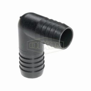 Dixon® PPLSS44 Tuff-Lite™ 90°  Hose Elbow, 1/2 in, Hose Barb, Polypropylene, Domestic