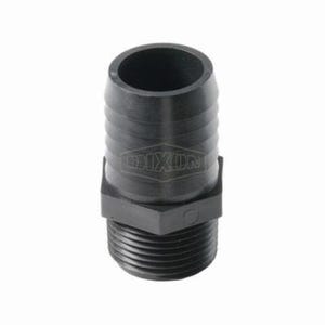Dixon® PPN42 Tuff-Lite™ Hose Insert, 1/4 x 1/2 in, MNPT x Hose Shank, Polypropylene, Domestic, 0.937 in Barb Length