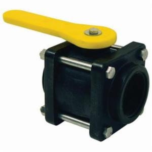 Dixon® PVFPS200 Compact Bolted Ball Valve, 2 in Nominal, FNPT End Style, Polypropylene Body, Full Port