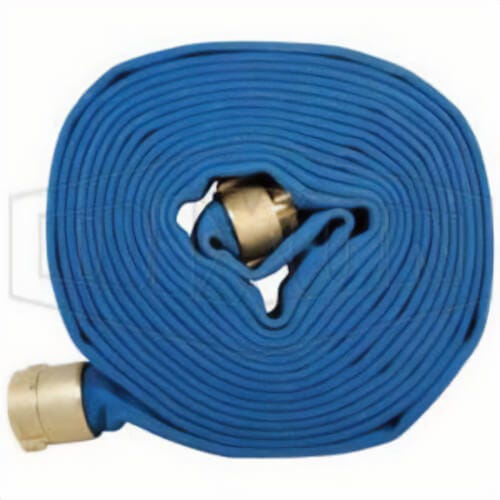 Dixon® PW625B50RBS Double Jacket Potable Water Hose, 2-1/2 in, NPSH, 50 ft L, 270 psi, Polyester, Domestic