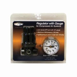 Norgren® by Dixon® R07-200RGC Miniature Relieving Regulator with GC620 Gauge, 1/4 in PTF, 15 scfm, 5 to 100 psi Pressure