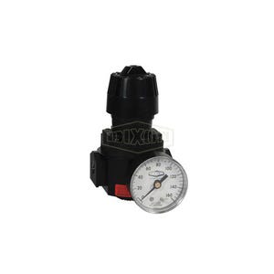 Wilkerson® by Dixon® R16-04RG Self-Relieving Standard Compact Regulator with GC230 Gauge, 1/2 in NPT/BSPP-G, 88 scfm